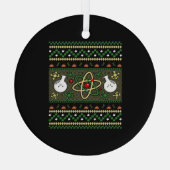 Chemie Uggge Christmas Science Engineer Geschenk Ornament Aus Glas (Rückseite)