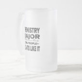 Chemie-Uni Große Coole Menschen Mattglas Bierglas (Vorderseite Links)