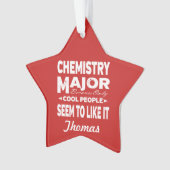Chemie-Uni von großer Bedeutung nur Coole Menschen Ornament (Vorderseite)
