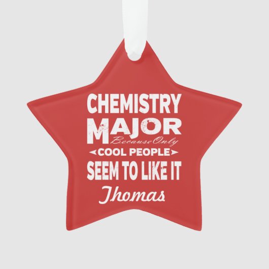 Chemie-Uni von großer Bedeutung nur Coole Menschen Ornament (Vorderseite)