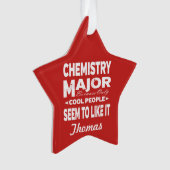 Chemie-Uni von großer Bedeutung nur Coole Menschen Ornament (Vorderseite)