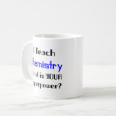 Chemie unterrichten kaffeetasse (Vorderseite Links)