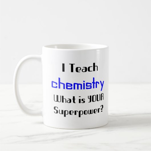 Chemie unterrichten kaffeetasse (Links)