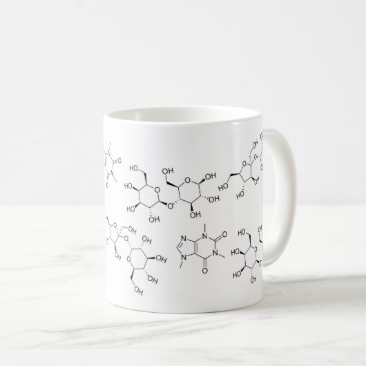Chemie von Tee und Kaffee Kaffeetasse (VorderseiteRechts)