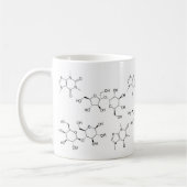 Chemie von Tee und Kaffee Kaffeetasse (Links)
