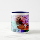 Chemie-WeltTasse Zweifarbige Tasse (Mittel)