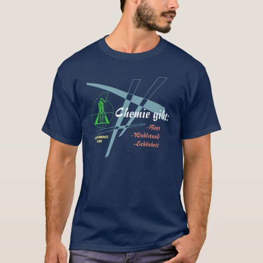 Chemie Werbedesign DDR T-Shirt (Vorderseite)