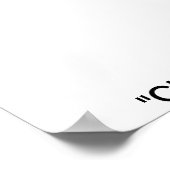 Chemie wird härter poster (Ecke)