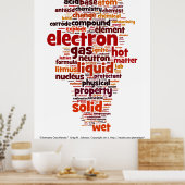 Chemie wird härter poster (Küche)