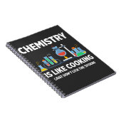 Chemie-Wissenschaft wie Kochen lecken nicht Löffel Notizblock (Rechte Seite)