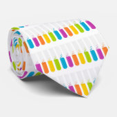 Chemie-Wissenschafts-Reagenzgläser Krawatte (Gerollt)