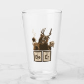 Chemiebär entdeckte Bier Glas (Vorderseite)