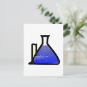Chemiebeakers Postkarte (Stehend Vorderseite)