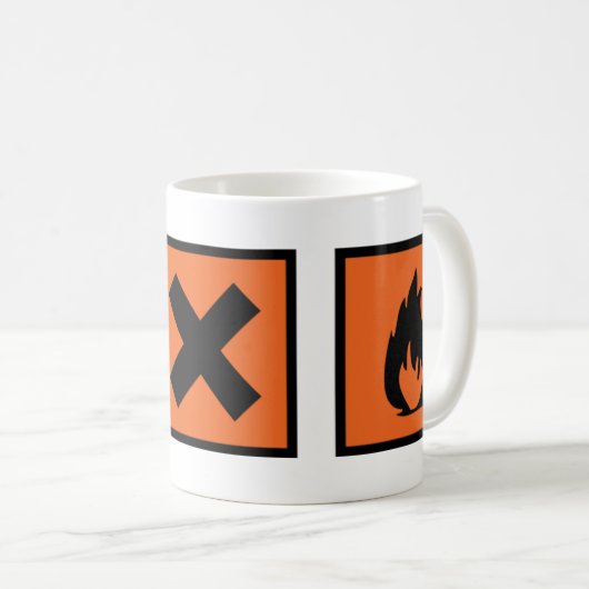 Chemiechemikerzeichen Kaffeetasse (VorderseiteRechts)