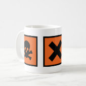 Chemiechemikerzeichen Kaffeetasse (Vorderseite Links)