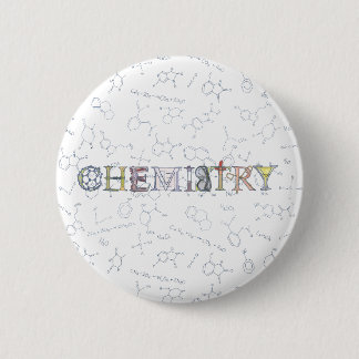 Chemiediagramme und Typografieentwurf Button