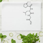 Chemieelement s der chemischen Formel des Küchentuch (Gefaltet)