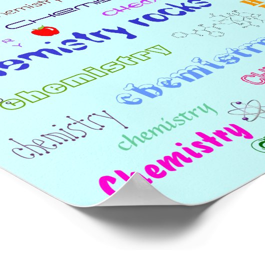 Chemiefelsen! Poster (Ecke)