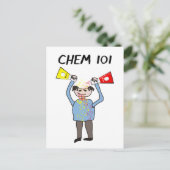 Chemiefreunde Geschenke Postkarte (Stehend Vorderseite)