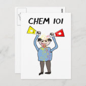 Chemiefreunde Geschenke Postkarte (Vorne/Hinten)