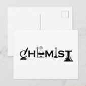 Chemiegeschenke Feiertagspostkarte (Vorne/Hinten)