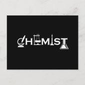 Chemiegeschenke Feiertagspostkarte (Vorderseite)