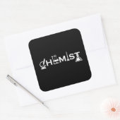 Chemiegeschenke Quadratischer Aufkleber (Umschlag)