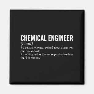 Chemieingenieur-Berufsdefinition Ingenieurin Magnet