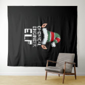 Chemieingenieur Elf Weihnachtsfeiertage Weihnachte Wandteppich (Beispiel (Horizontal))