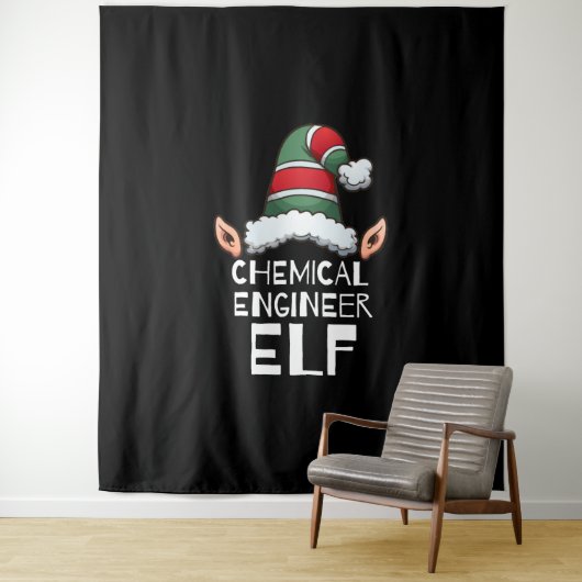 Chemieingenieur Elf Weihnachtsfeiertage Weihnachte Wandteppich (Beispiel)