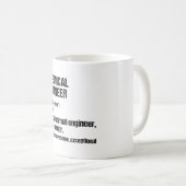 Chemieingenieur Funny Engineering Abschluss Kaffeetasse (VorderseiteRechts)