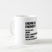 Chemieingenieur Funny Engineering Abschluss Kaffeetasse (Vorderseite Links)