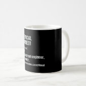 Chemieingenieur Funny Engineering Abschluss Kaffeetasse (VorderseiteRechts)