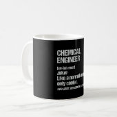 Chemieingenieur Funny Engineering Abschluss Kaffeetasse (Vorderseite Links)