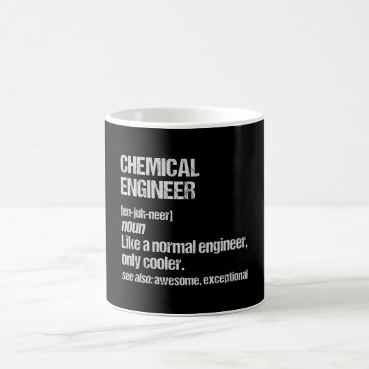 Chemieingenieur Funny Engineering Abschluss Kaffeetasse (Mittel)