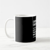Chemieingenieur Funny Engineering Abschluss Kaffeetasse (Links)