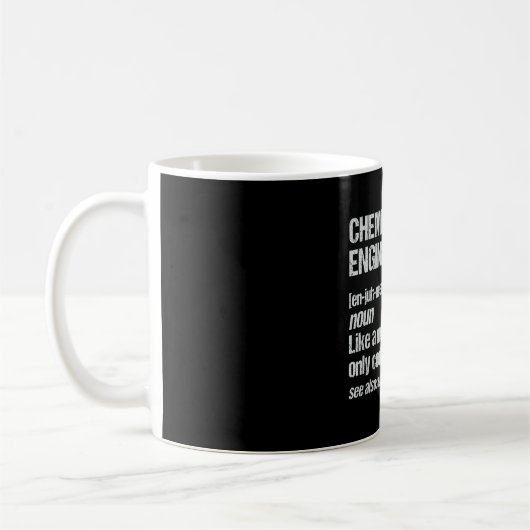 Chemieingenieur Funny Engineering Abschluss Kaffeetasse (Links)