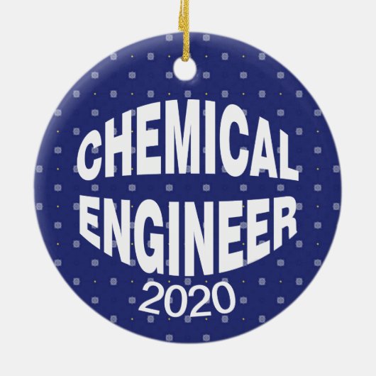 Chemieingenieur für das Schütteln Keramik Ornament (Hinten)