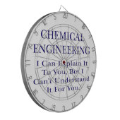 Chemieingenieur Joke .. Erklären Sie nicht versteh Dartscheibe (Vorderseite Links)