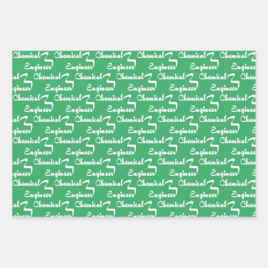 Chemieingenieur Ribbon Geschenkpapier Set (Vorderseite 3)