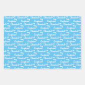 Chemieingenieur Ribbon Geschenkpapier Set (Vorderseite)