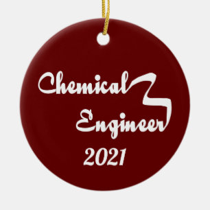 Chemieingenieur-Schleife Keramik Ornament