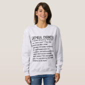Chemieingenieur Sweatshirt (Vorne ganz)