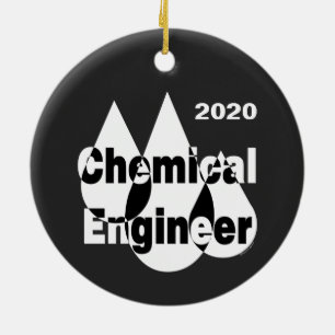 Chemieingenieur Tropfen Keramik Ornament