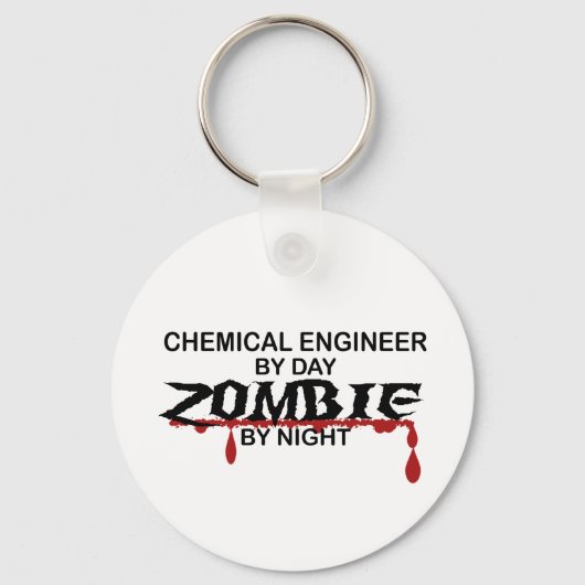 Chemieingenieur Zombie Schlüsselanhänger (Vorderseite)