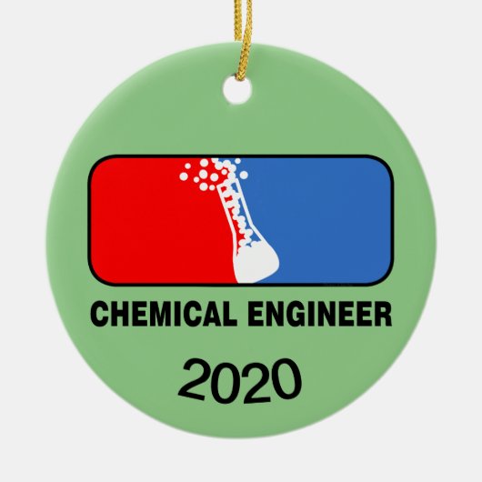 Chemieingenieurliga Keramik Ornament (Vorne)