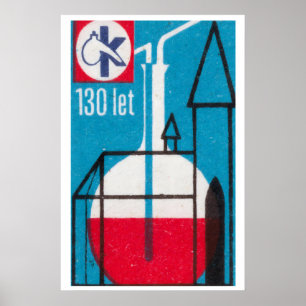 Chemieingenieurwesen - Streichholzschachtel-Druck Poster