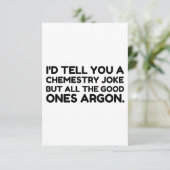 ChemieJoke Dankeskarte (Stehend Vorderseite)