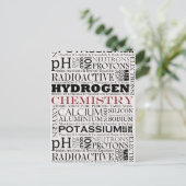 Chemiekarte Postkarte (Stehend Vorderseite)