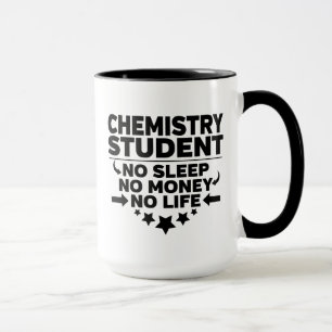 Chemiekunst kein Schlaf kein Geld Tasse